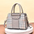 Bag 2021 Personalized Fashion Messenger Bag Women's Handbag Simple Elegant Check Pattern Shoulder Bag Large Capacity