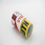 Red and White Caution Warning Line PE Barrier Tape Disposable Isolation Belt Yellow and Black Striped Plastic Warning Tape