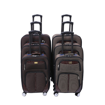 Manufacturers Can Do All Kinds of Luggage Wholesale Oxford Cloth Luggage Trolley Case Fabric Suitcast