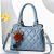 Embroidered Women's Handbags 2021 New Korean Style Fashionable Shoulder Messenger Bag Large Capacity Simple Elegant