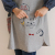 Autumn and Winter Thickening Warm Plush with Sleeves Overclothes Bib Kitchen Baking Floral Cafe Painting Long Sleeve Apron