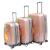 ABS Luggage Material Three-Piece Set 20-Inch Trolley Case Luggage Case 360-Degree Rotating Trolley Case Password Suitcase