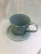 Retro Iron Art Flower Pot Green Plant Succulent Metal Pots Old Flower Pot Cup and Saucer Shape Flower Pot