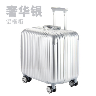 Spot Goods 2021 Autumn New European American Style Trolley Neutral Suitcase Solid Color Universal Wheel ABS + PC Luggage