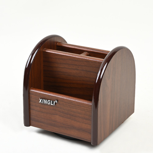 New Xingli Brand XL-5009 Pen Container Can Rotate 360 Degrees High-Grade Wooden Storage Products