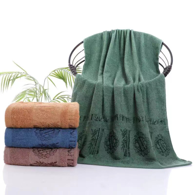Bath Towel Dark Jacquard Specification 70/140 Color Bright Foreign Trade Export First