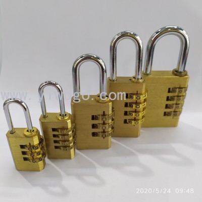 Copper password lockcabinet drawer lock luggage password lock 3-digit 4-digit digital lock