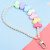 Factory Direct Sales New Pearl Heart Keychain Mobile Phone Lanyard U Disk Headset Anti-Lost Lanyard Wholesale