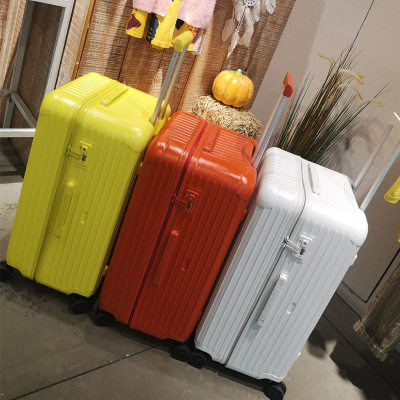 Large Capacity Suitcase Thickened Password Suitcase 32-Inch PC Draw-Bar Box Wholesale Internet Celebrity Candy-Colored Luggage Consignment