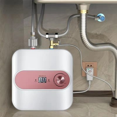 Quick-Heating Water Storage Household 6-Inch Top Dispensing Small Electric Water Heater Kitchen Hot Water Heater