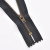  4# Metal Zipper Semi-Lock Closed End Slider Brass Zip Bronze Zipper for Apparel Accessories