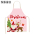 2021 New Christmas Series Linen Apron Home Cleaning Sleeveless Coverall Santa Claus Apron