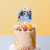 Cake Inserting Card Acrylic Color Printing Cartoon Princess Series Happy Birthday Party Gathering Baking Cake Decorations