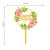 New Acrylic Birthday Cake Insertion Ins Style Color Printing Flower Party Gathering Cake Dessert Decorative Planting Flags