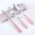 Bamboo Tableware Convenient Tableware Set Fork Spoon and Chopsticks Set