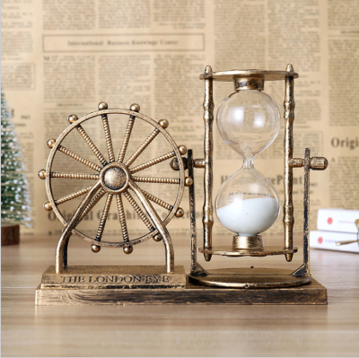 Creative Student Gift Retro Ferris Wheel Quicksand Hourglass Ornaments