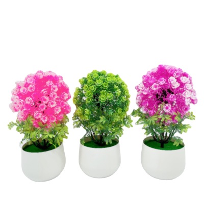 Creative Personalized Desk Living Room Decoration Simulation Green Plant Craft Fake Flower Plants Decoration Factory Direct Supply