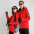 Autumn and Winter Shell Jacket Outdoor Men's and Women's down Three in One Two-Piece Set Mountaineering Windproof Warm Ski Suit Printed Logo