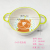 Pure Melamine A5 Cartoon Children's Bowl Double Handle round Baby Soup Rice Bowl Kindergarten Eating Bowl Wholesale