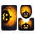 Toilet Three-Piece Carpet Toilet Floor Mat Door Mat Amazon AliExpress Halloween Thriller Pumpkin Lamp Spot