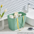 C43-3023 Hand Household Portable Picnic Plastic Large Shopping Basket Wash Bathroom Tableware Storage Basket