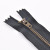  4# Metal Zipper Semi-Lock Closed End Slider Brass Zip Bronze Zipper for Apparel Accessories