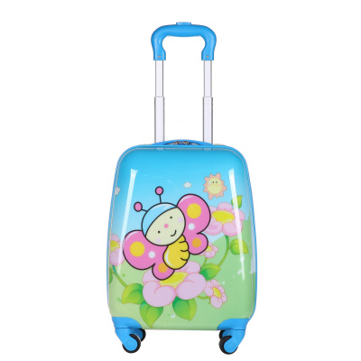 Cute New Children's Universal Wheel Trolley Case Luggage Small Bee PC Material