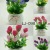 New Style Living Room Bedroom Wall Decorations Plastic Flower Baskets Wall Hanging Fake Flower Floral Support Custom Logo