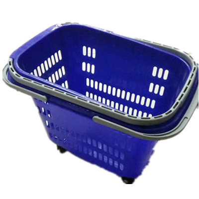 Shopping supermarket plastic shopping basket Plastic shopping basket