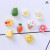 Resin Accessories Cartoon Egg Flower Bone Stud Earrings Nail Material Barrettes Clip DIY Accessories