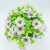 Eucalyptus Snow Pattern Cloth Flowers Iron Barrel Potted Simulation Green Plant Artificial Flowers Indoor and Outdoor Decorative Fake Flower Wholesale