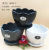 New Nordic Matte Mixed Color Petal Shape Ceramic Flower Pot with Base Indoor Desktop Flower Pot Factory Wholesale