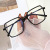 New Fashion TR90 Glasses Frame Women's Metal Anti-Blue Ray Transparent Glasses Frame Big Square Rim Myopia Frame Glasses