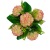 Single Artificial Bouquet Living Room Small Bee Chrysanthemum Dining-Table Decoration Furnishings Plastic Rose Small Handle Bunch Holiday Gift