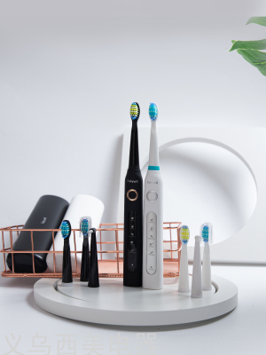 Factory Direct Sales Amazon Hot Fairywill Electric Toothbrush Adult Charging Ultrasonic Vibration Couple Outfit