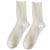 Socks Women's Mid Tube Stockings Autumn and Winter Thin Pure White Ins Fashion Wholesale Pile Style JK Autumn Japanese Black Long Socks