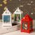 Christmas Luminous Flame Candle Small Wind Light Desktop Decoration Snowman Scene Layout Oil Lamp Scene Decoration