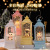 Luminous Snow Crystal Storm Lantern Music Box Decoration Scene Layout Decoration Gift Rotating Music Box
