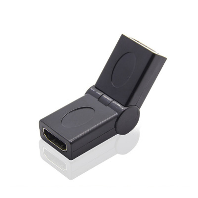 HDMI Female Turn Female Elbow 90 Degrees 270 Degrees L-Type Adapter 180 Degrees 360 Degrees Rotating HD Data Version 1.4