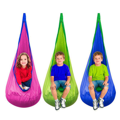 Manufacturer Amazon Children's Cloth Bag Swing Pod Swing Cotton Glider Swing Cotton Cocoon Bag Hug Swing