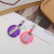 Can Buckle Chest Card Voucher Buckle round Pull Peels Card Holder Name Tag Retractable Buckle Work Card Hanging Buckle