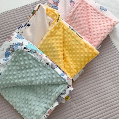 2021 Children's Spring and Autumn Cover Blanket Newborn Beanie Blanket Baby Nap Small Quilt Baby Washable Blanket Wholesale