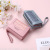 Women's Short Checkered Pattern Wallet Korean Casual Large Capacity Multiple Card Slots Zipper Bag Student Coin Purse