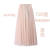 2021 Cross-Border E-Commerce Autumn and Winter New Mesh Skirt Korean Style High Waist Slimming Skirt Pleated Skirt