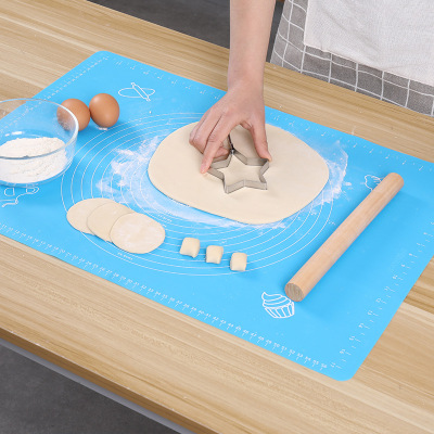 Kitchen Food Grade Thickened Silicone Non-Stick Surface Baking Mat Baking Dough Kneading Wish Amazon Hot