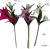 High Simulation Moist Feeling Lily Bouquet Simulation Fake Flower Home Living Room Decoration Display Bouquet Flower Plant