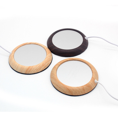 USB Insulation Coasters Base Metal Thermal Cup Pad Set Coffee Warmer Cup Warming Holder Gift