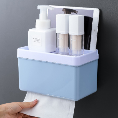Toilet Tissue Box Punch-Free Toilet Paper Toilet Paper Box Creative Toilet Paper Box Hand Carton Toilet Paper Rack