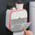 Toilet Tissue Box Toilet Paper Storage Rack Wall-Mounted Paper Extraction Box Punch-Free Creative Waterproof Tissue Holder