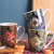 Factory Direct Supply Korean Candy Color Juice Cup Mug Vintage Ceramic Cup Milk Cup Coffee Cup